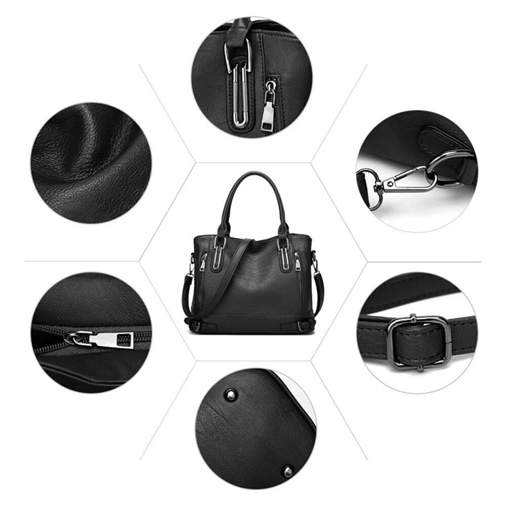 Sac Camille — Bandoulière Réglable en Cuir Souple