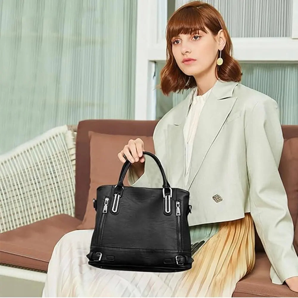 Sac Camille — Bandoulière Réglable en Cuir Souple
