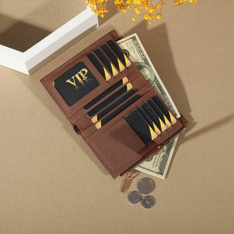 Portefeuille Vintage — Compact Pliable