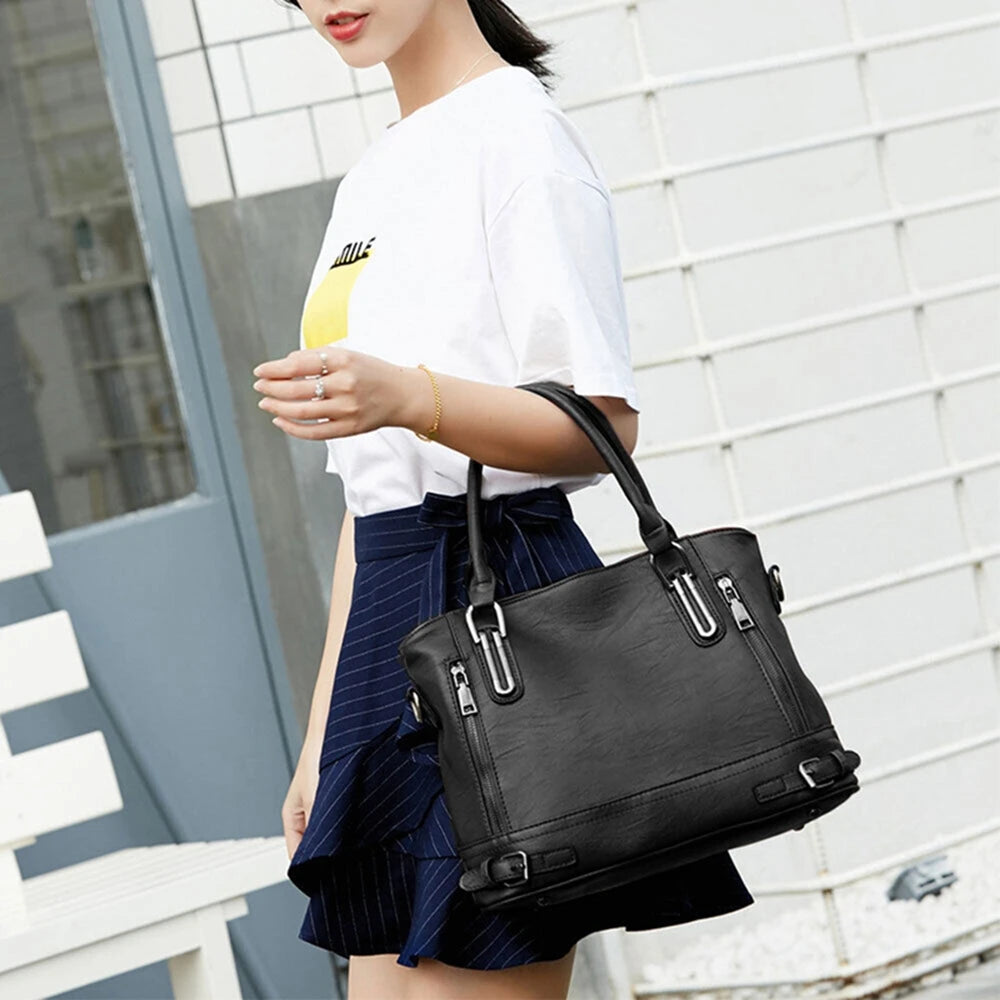 Sac Camille — Bandoulière Réglable en Cuir Souple
