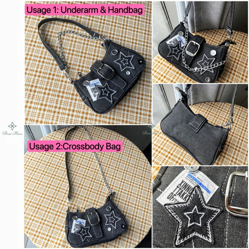Sac Étoilé — Vintage en Toile