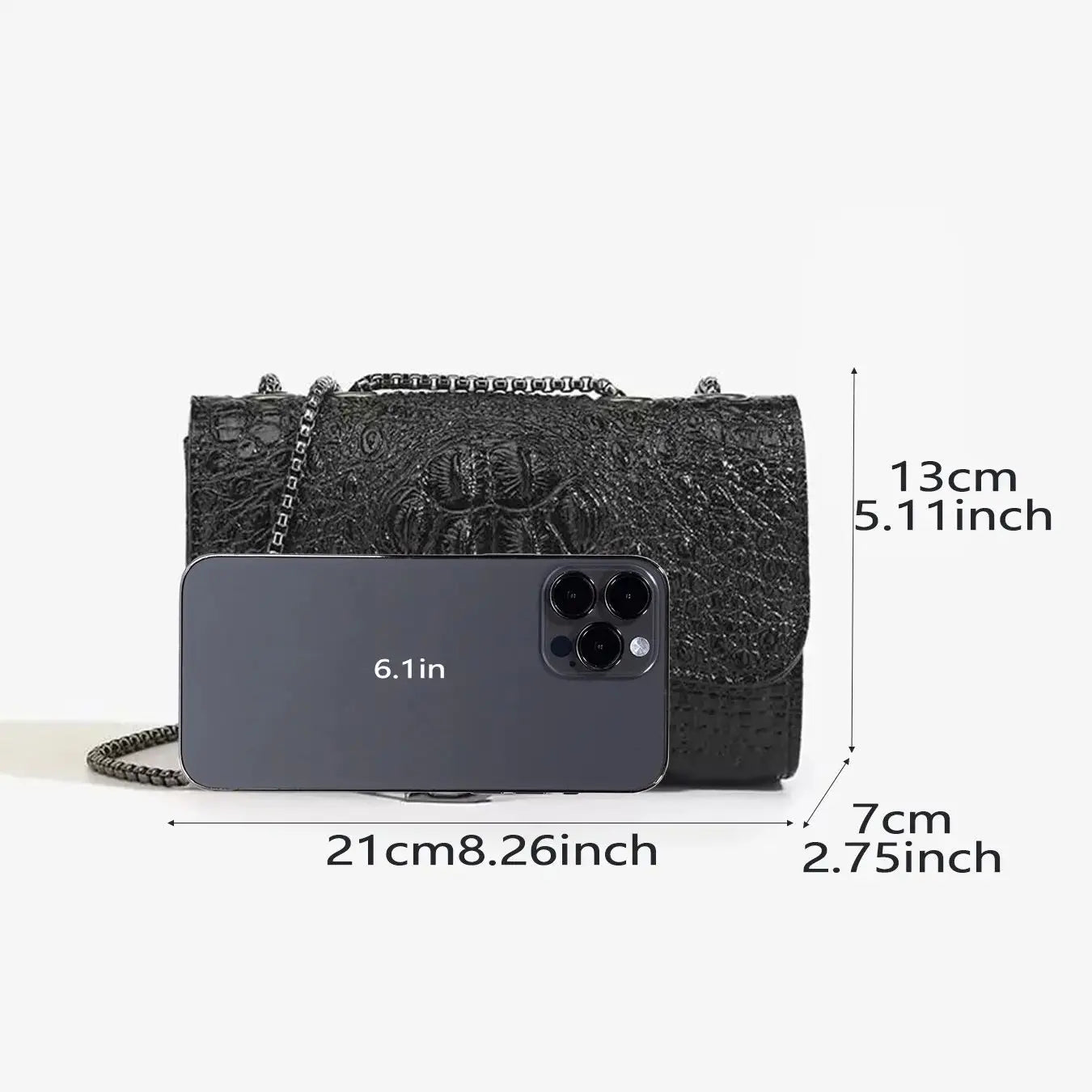 Sac Étoile — Bandoulière Chaîne Dorée