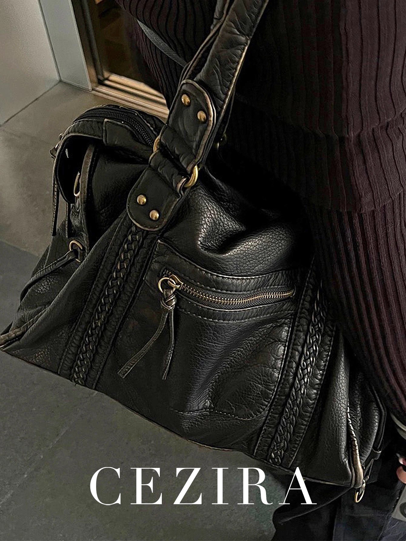 Sac Tressé — Vintage Lavé